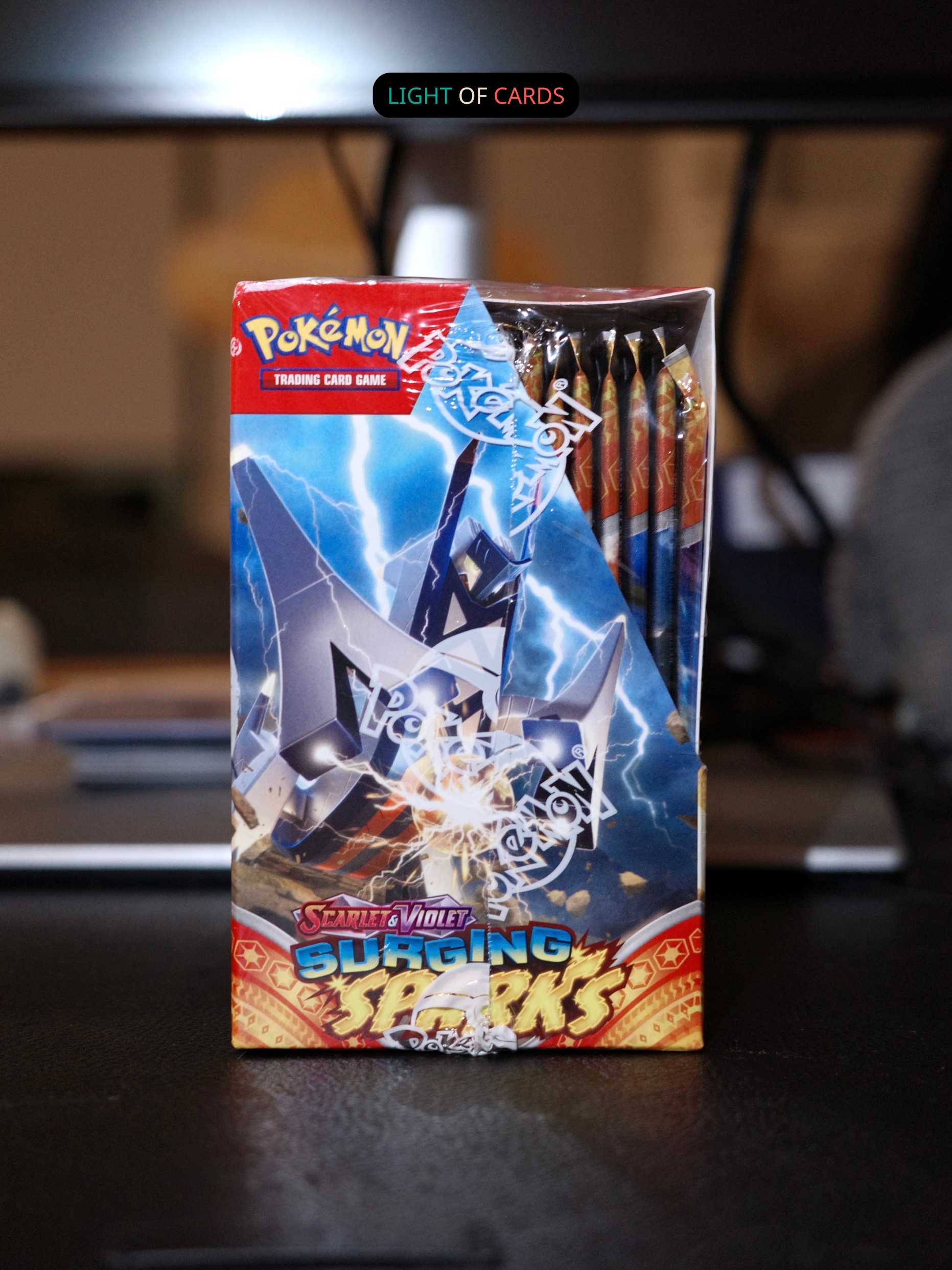 surging sparks booster box png Pokemon Scarlet & Violet Surging Sparks Booster Box