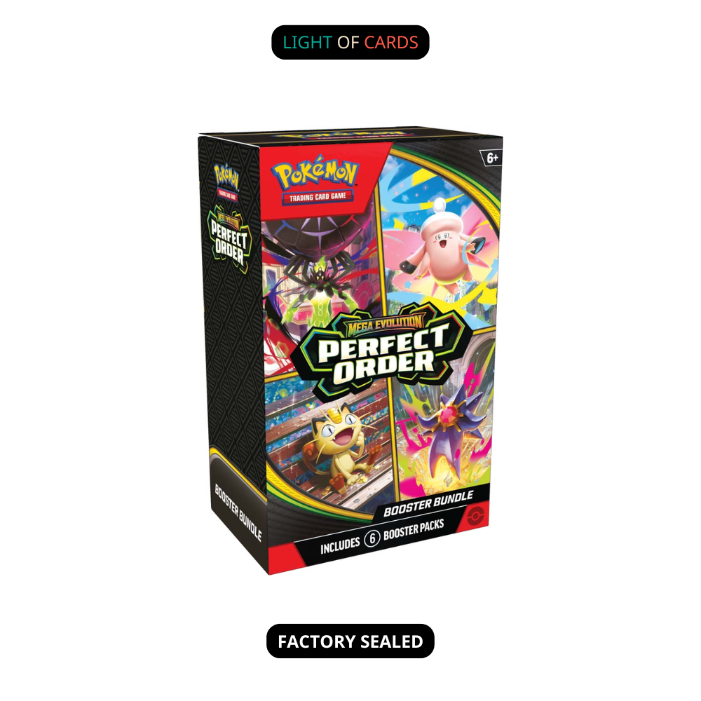 [Sealed] Pokémon TCG - Mega Evolution - Perfect Order Booster Bundle