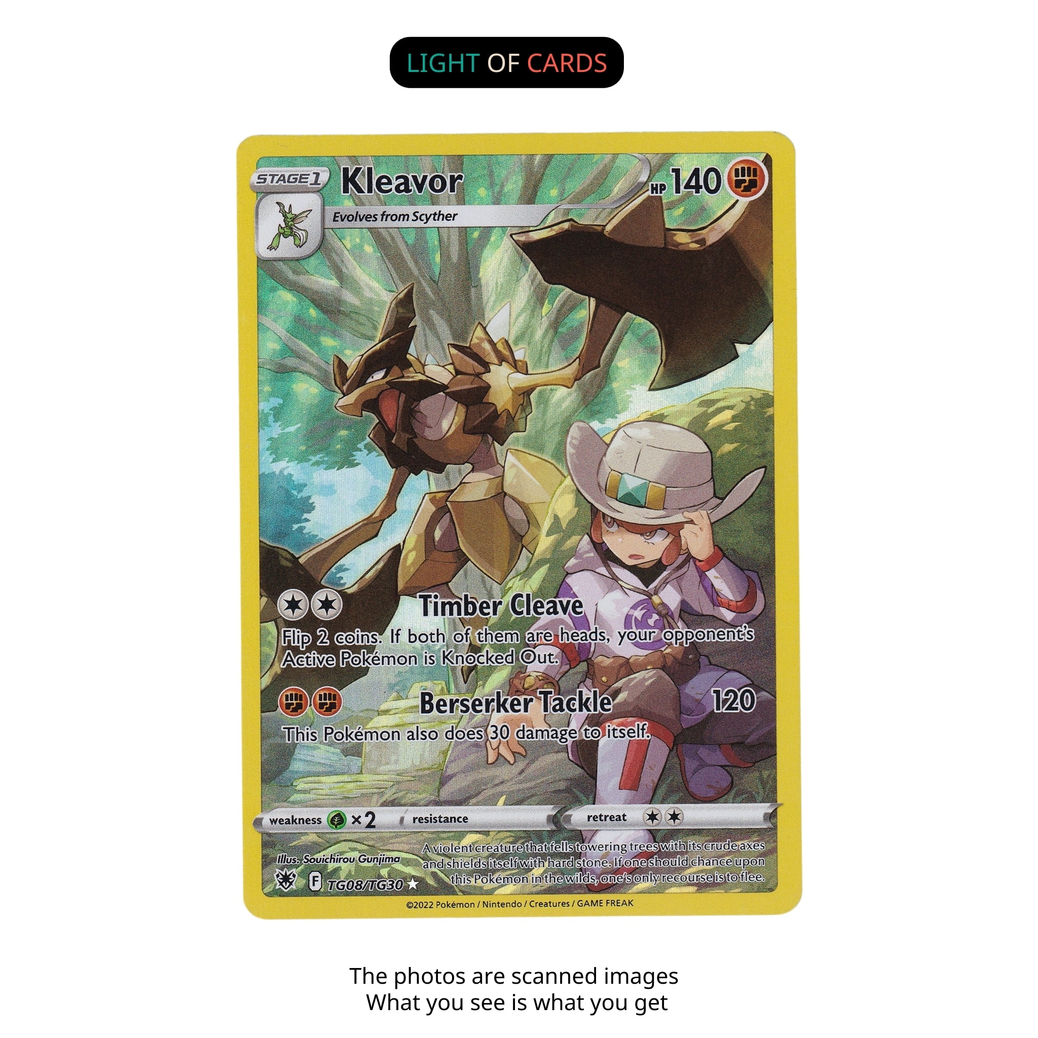 Pokmon TCG - Kleavor - TG08/TG30 - Astral Radiance - Ultra Rare Light of Cards Pokmon TCG - Kleavor - TG08/TG30 - Astral Radiance - Ultra Rare Light of Cards