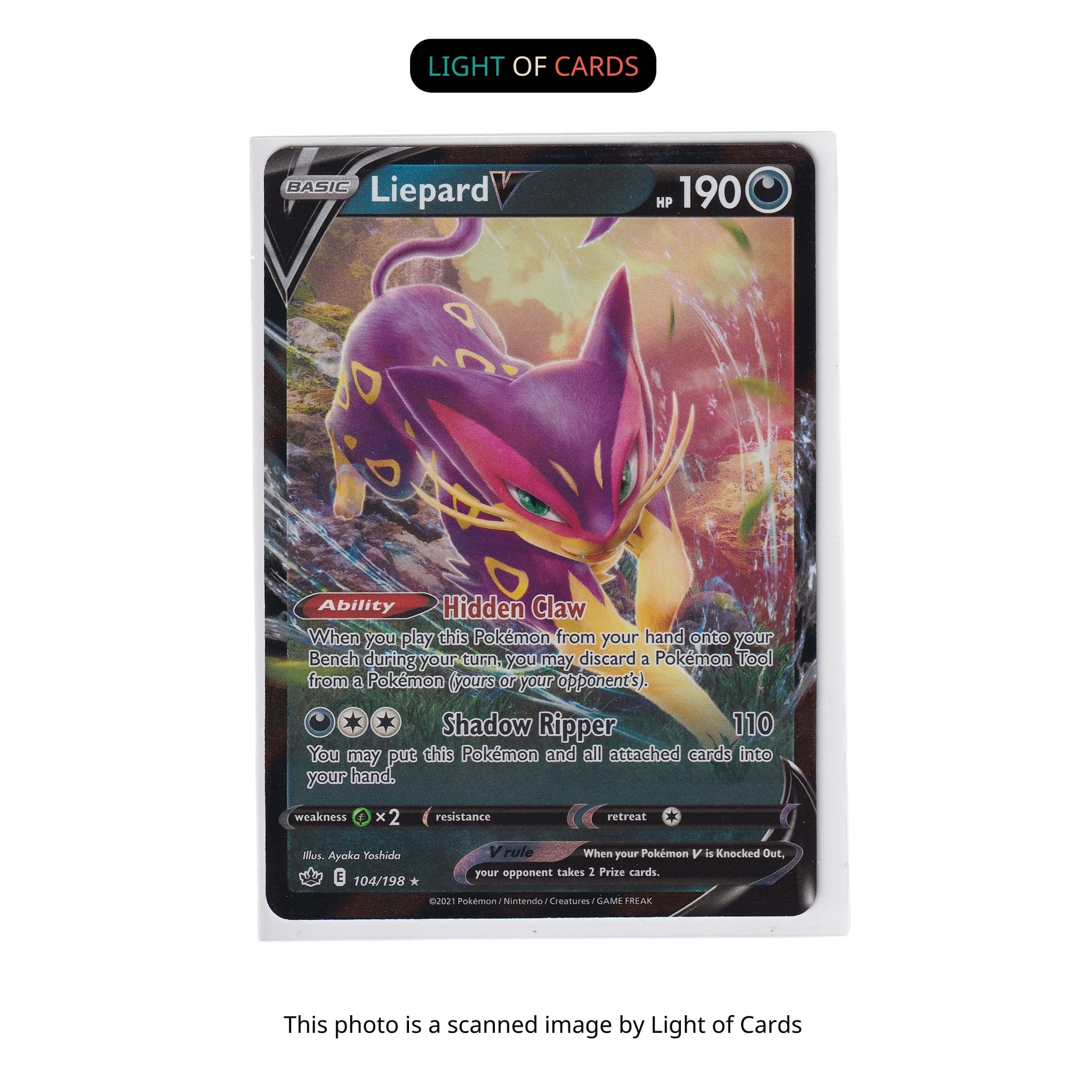 liepard v pokemon card value Pokémon TCG - - 104/198 - Chilling Reign Pack Option:Togetic (Light) howler Darkness / 190 / Pokemon TCG Card Game