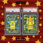 [PSA 10 - Sequential] - Poncho Wearing Pikachu - 207 & 208/XY-P