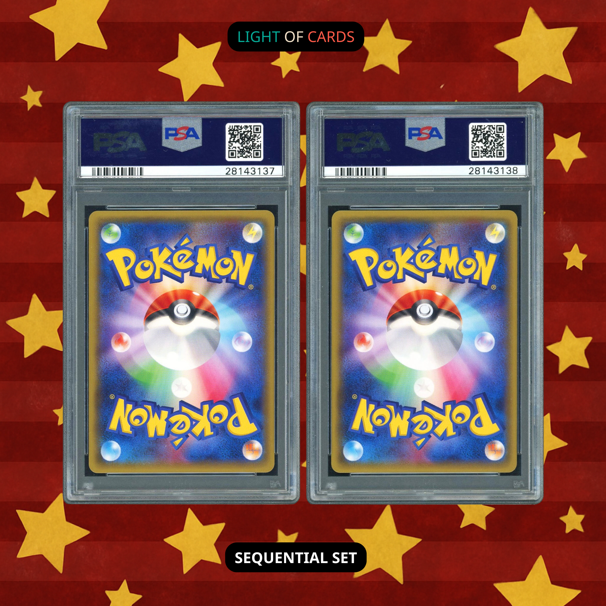 [PSA 10 - Sequential] - Poncho Wearing Pikachu - 207 & 208/XY-P