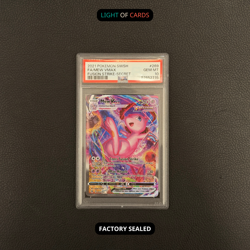 [PSA 10] Pokémon TCG - Mew VMAX - 269/264 - Fusion Strike - JP