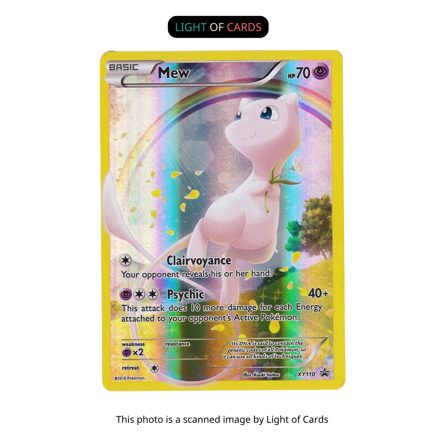 Pokémon TCG - Mew - XY110 - Black Star Promo - Holo