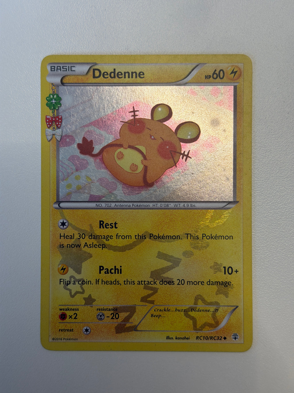Pokemon TCG - Dedenne - RC10/RC32 - Generations