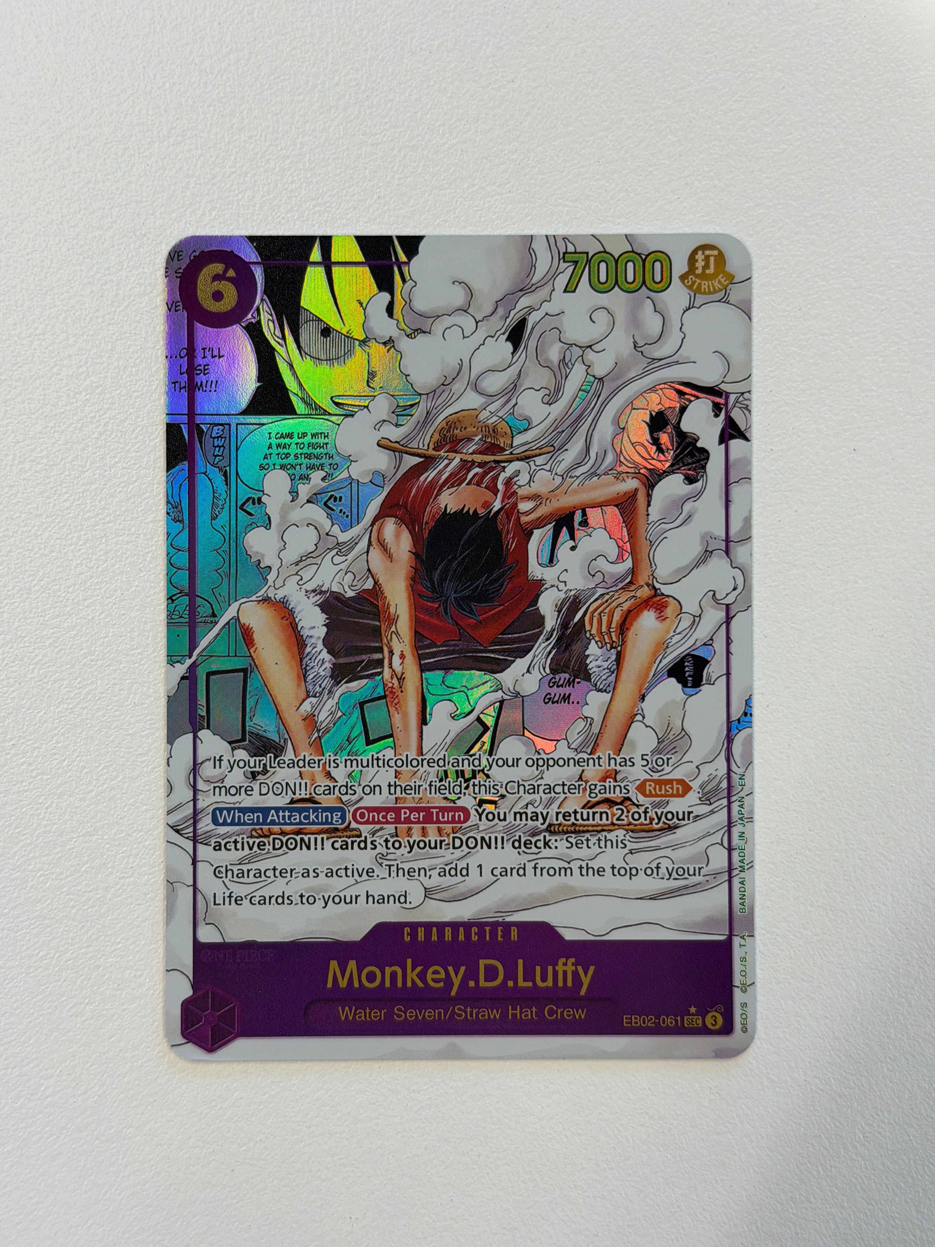 One Piece - Monkey.D.Luffy - EB02-061 - Extra Booster Anime 25th Collection