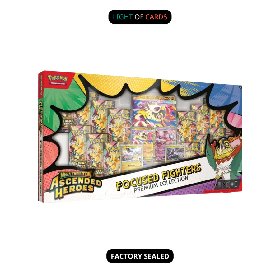 Pokémon TCG Ascended Heroes Focused Fighters Premium Collection