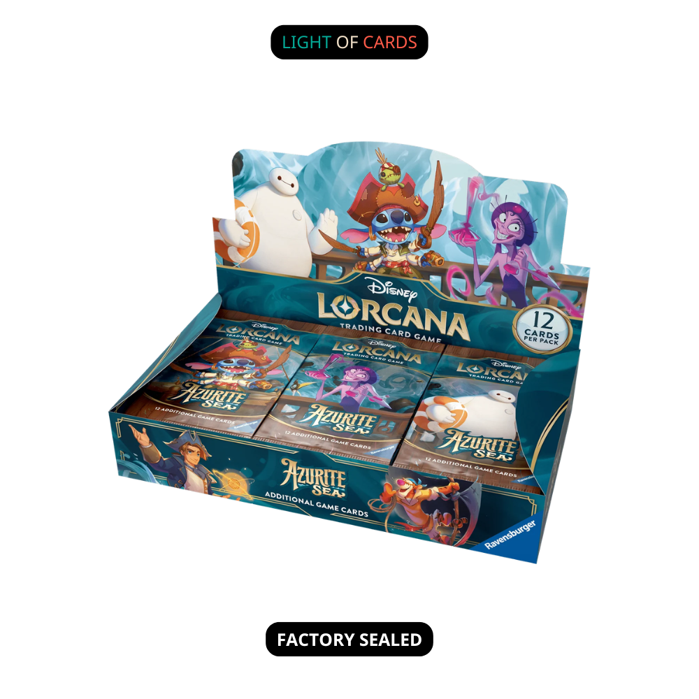 Disney Lorcana TCG - S6 - Azurite Sea Booster Display