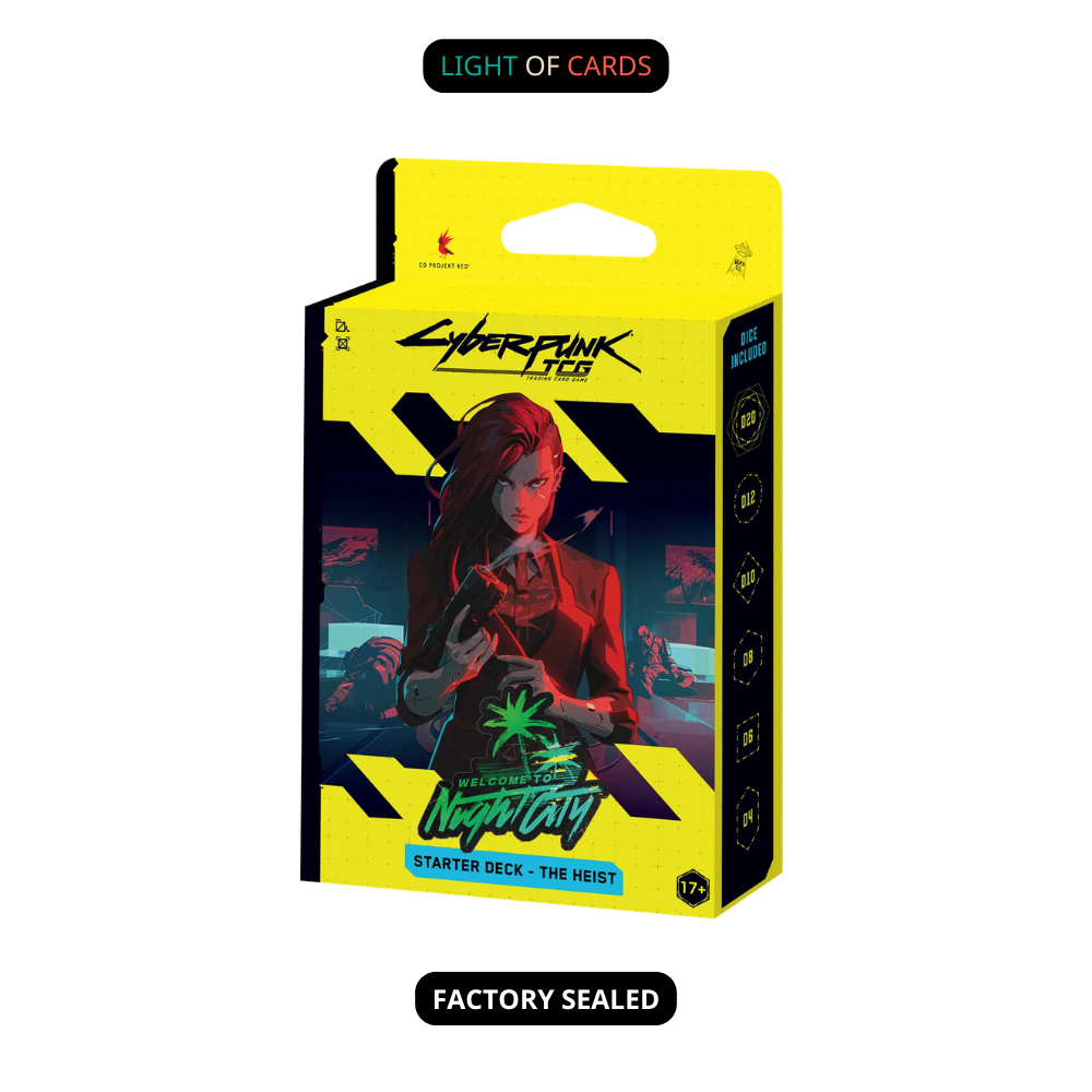 [Sealed] Cyberpunk TCG - Welcome to Night City The Heist Starter Deck