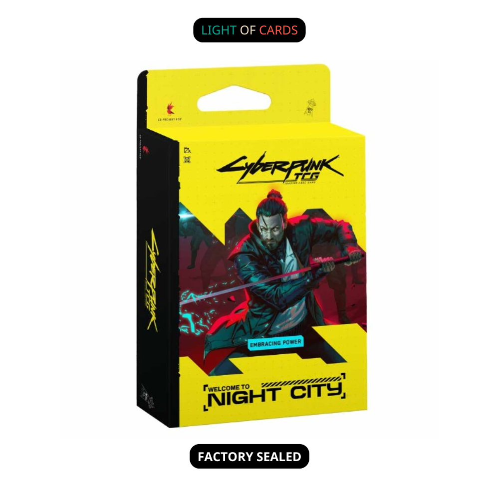 [Sealed] Cyberpunk - TC - Welcome to Night City: Embracing Power Starter Deck