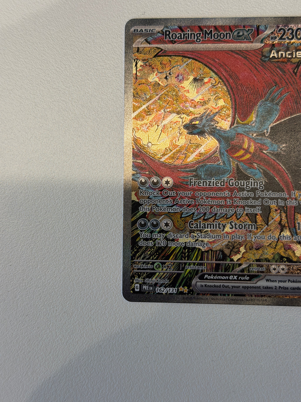 Pokémon TCG - Roaring Moon ex - 162/131 - Prismatic Evolutions