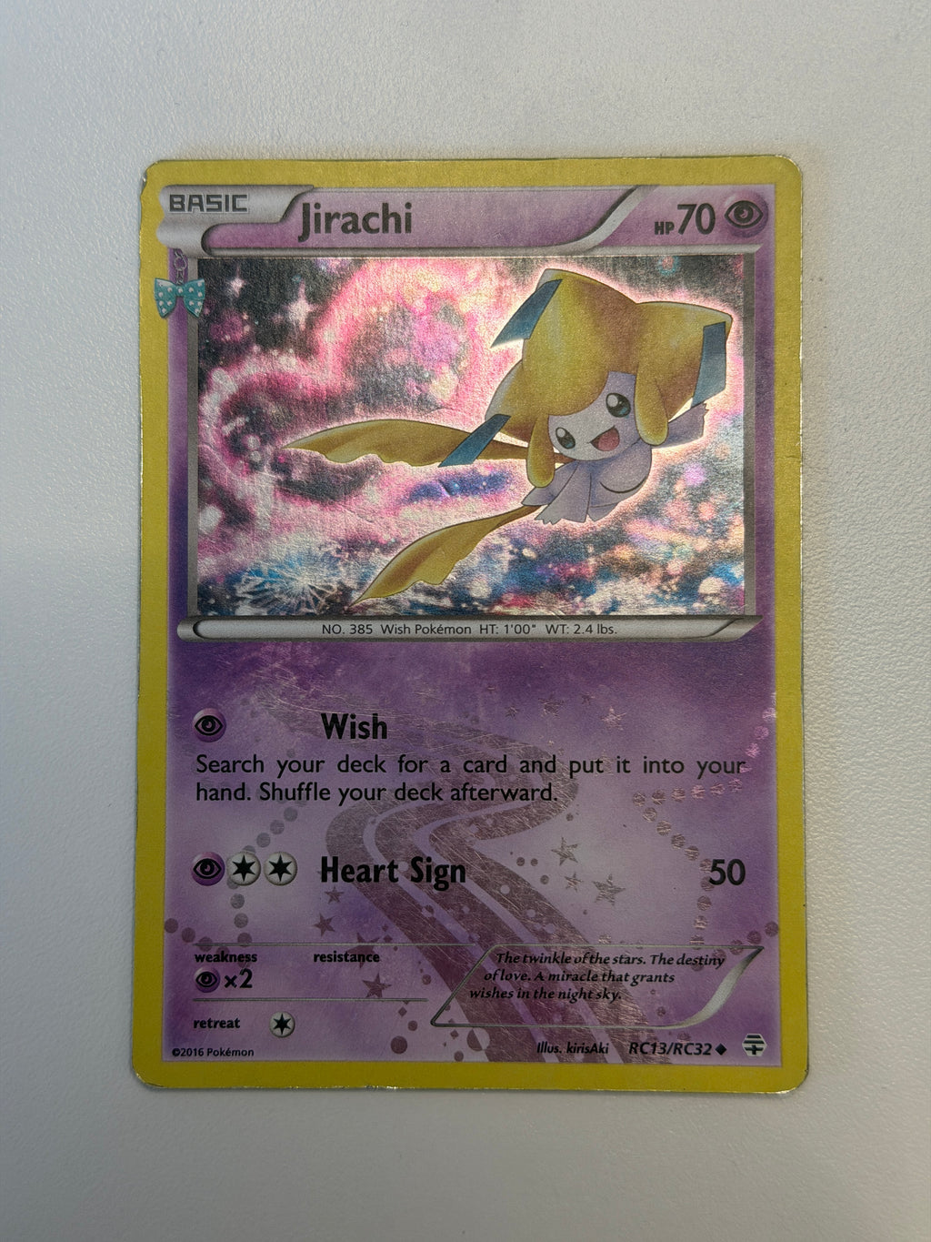 Pokemon TCG - Jirachi - RC13/RC32 - Generations