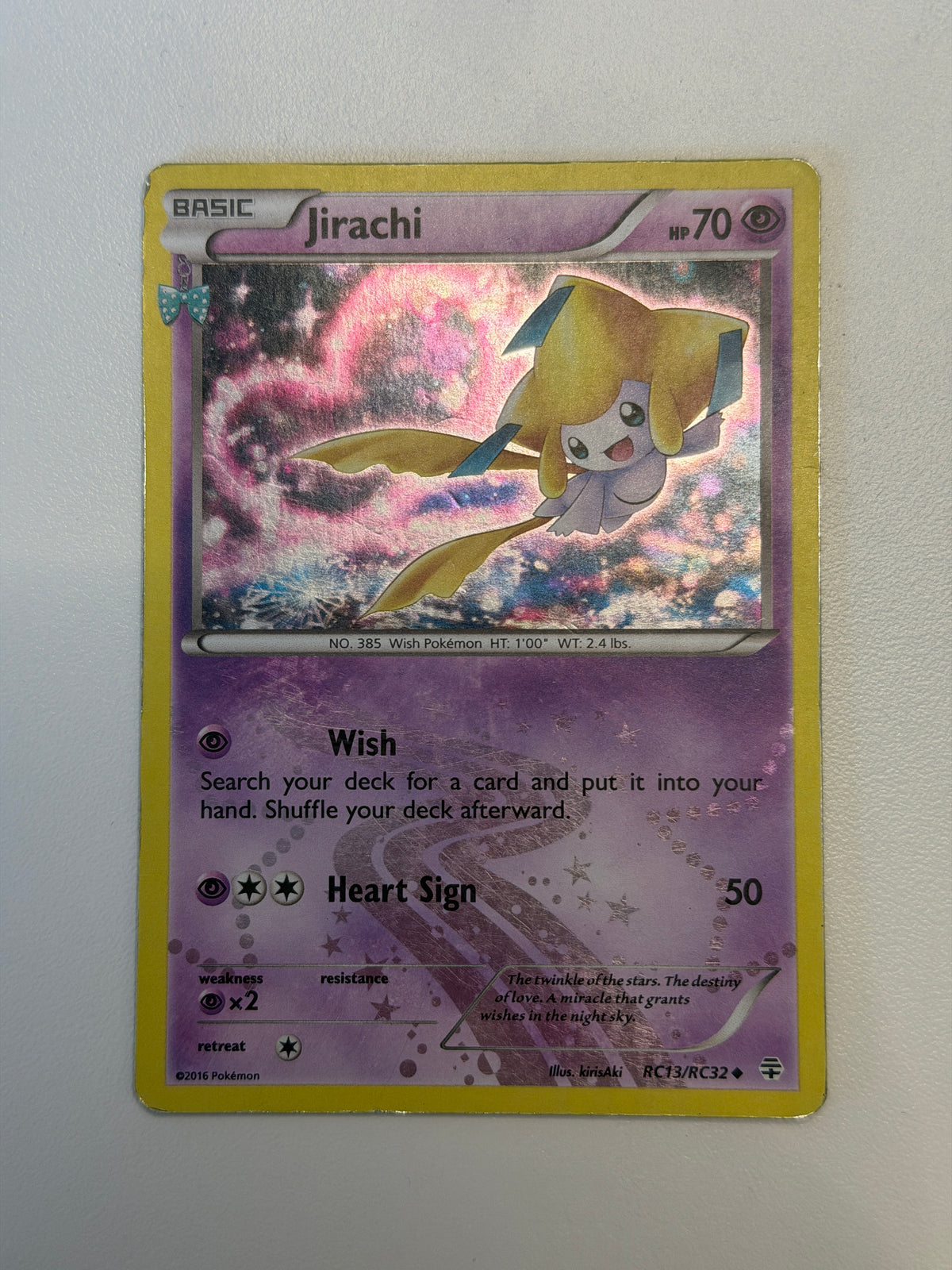 Pokemon TCG - Jirachi - RC13/RC32 - Generations