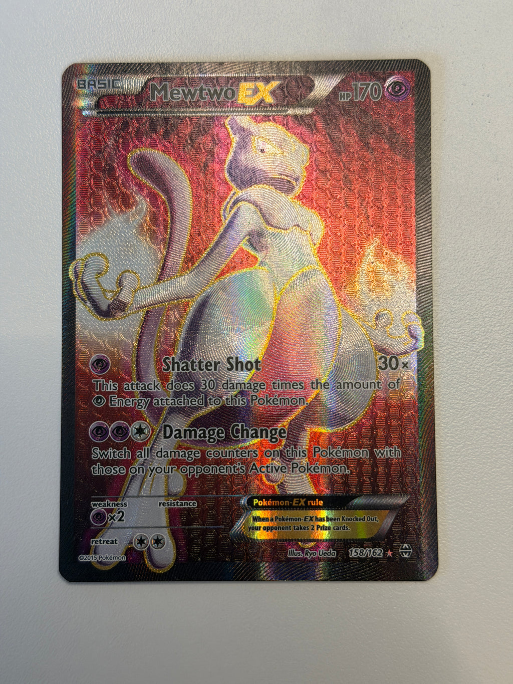 Pokemon TCG - Mewtwo EX - 158/162 - BREAKthrough