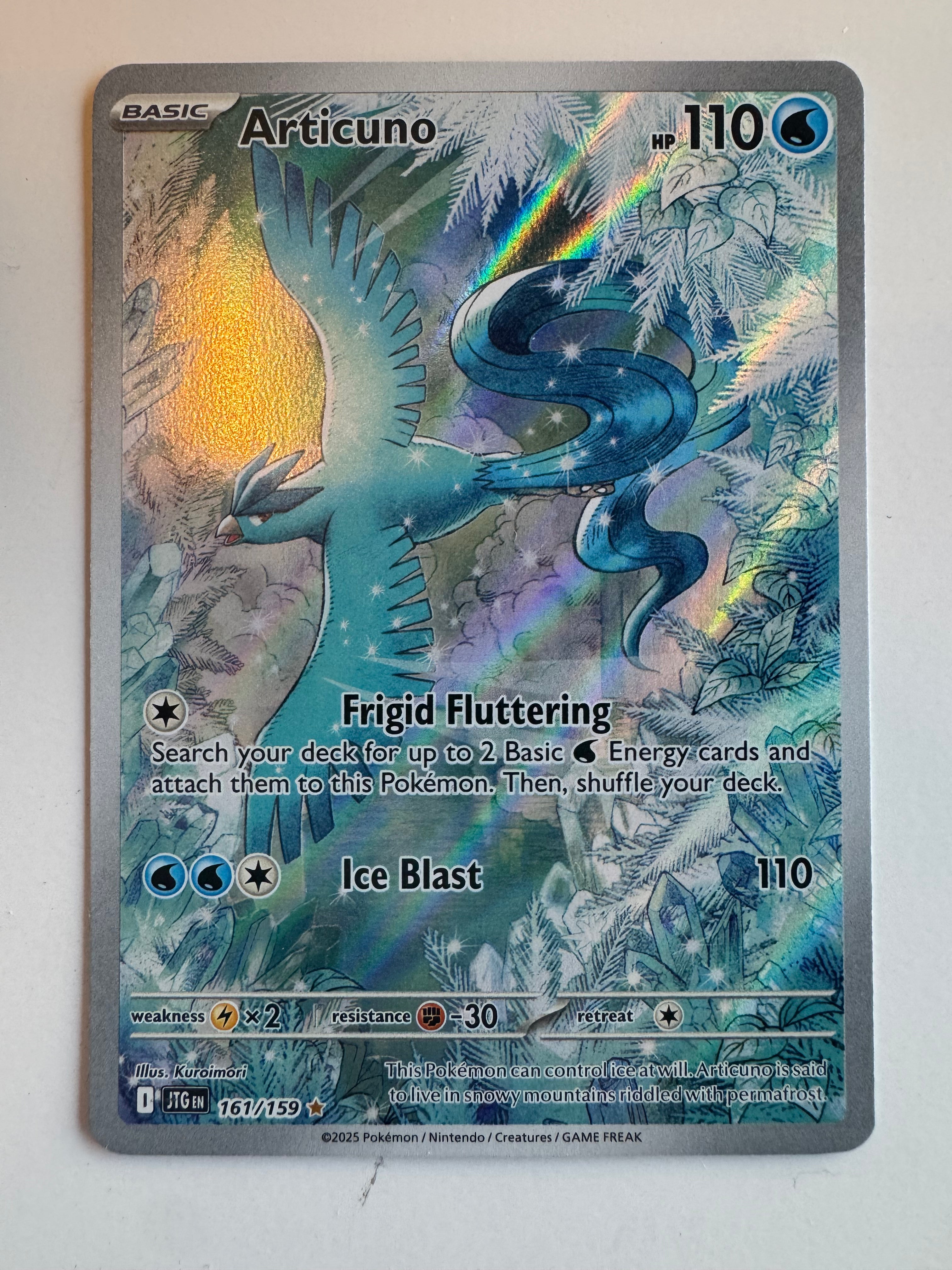 Pokemon TCG - Articuno - 161/159 - Journey Together