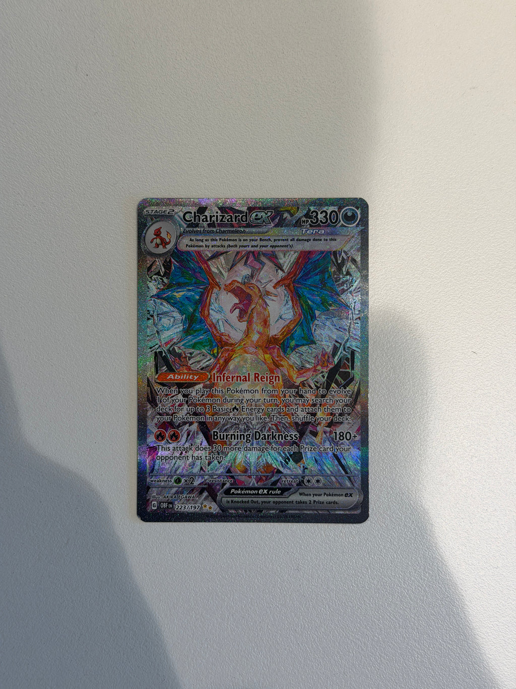 Pokémon TCG - Charizard ex - 223/197 - Obsidian Flames