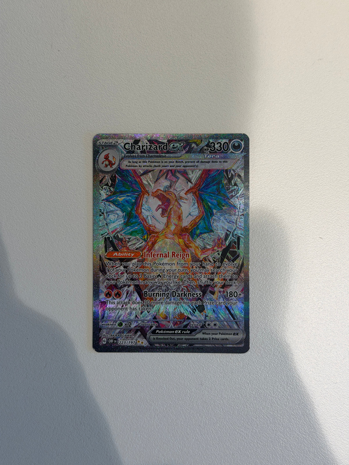 Pokémon TCG - Charizard ex - 223/197 - Obsidian Flames