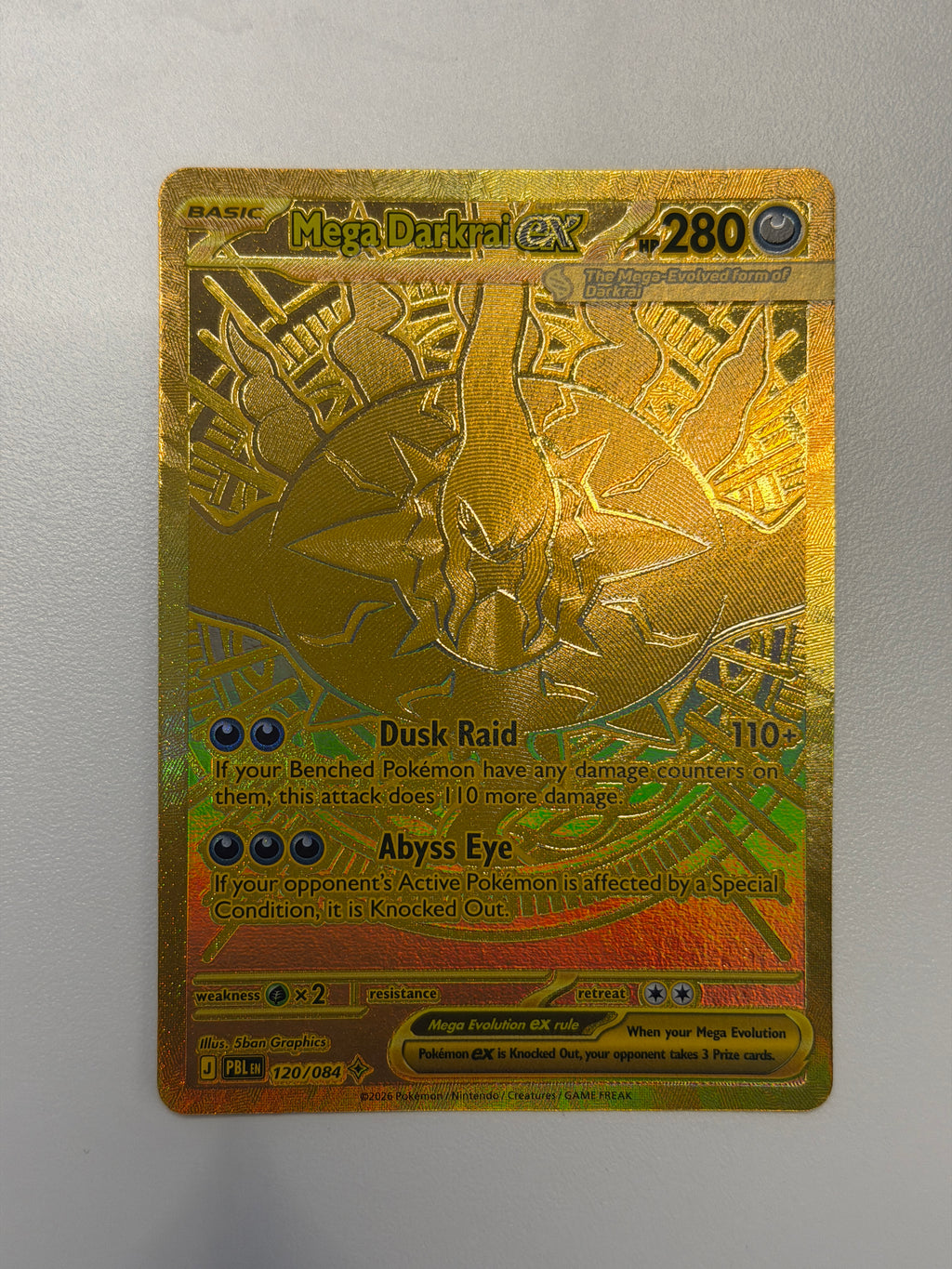 Pokémon TCG - Mega Darkrai- 120/084 - Pitch Black