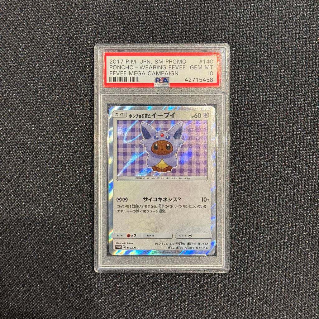 [PSA 10] - Wearing Eevee - Mega Campaign - 140/SM-P - Pokémon TCG
