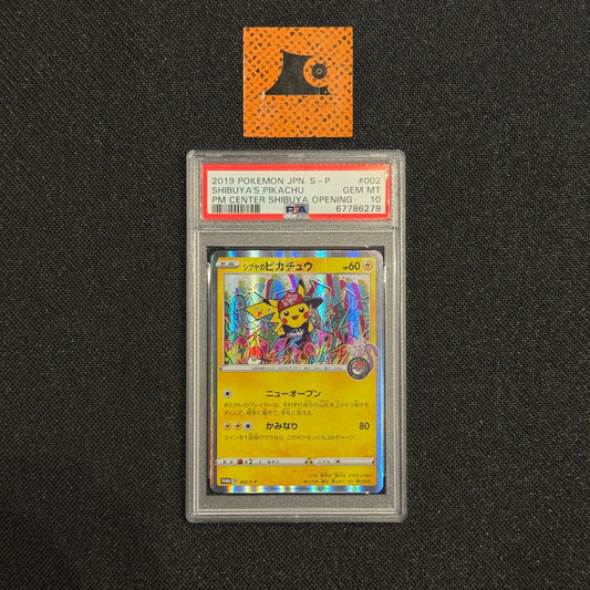 [PSA 10] - Shibuya's Pikachu - 002/S-P - Pokémon TCG