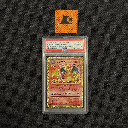 [PSA 10] - Charizard - 001/025 - 25th Anniversary - Pokémon TCG