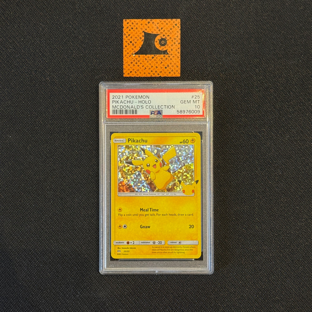 [PSA 10] - Pikachu - 25/25 - McDonald Collection - Pokémon TCG