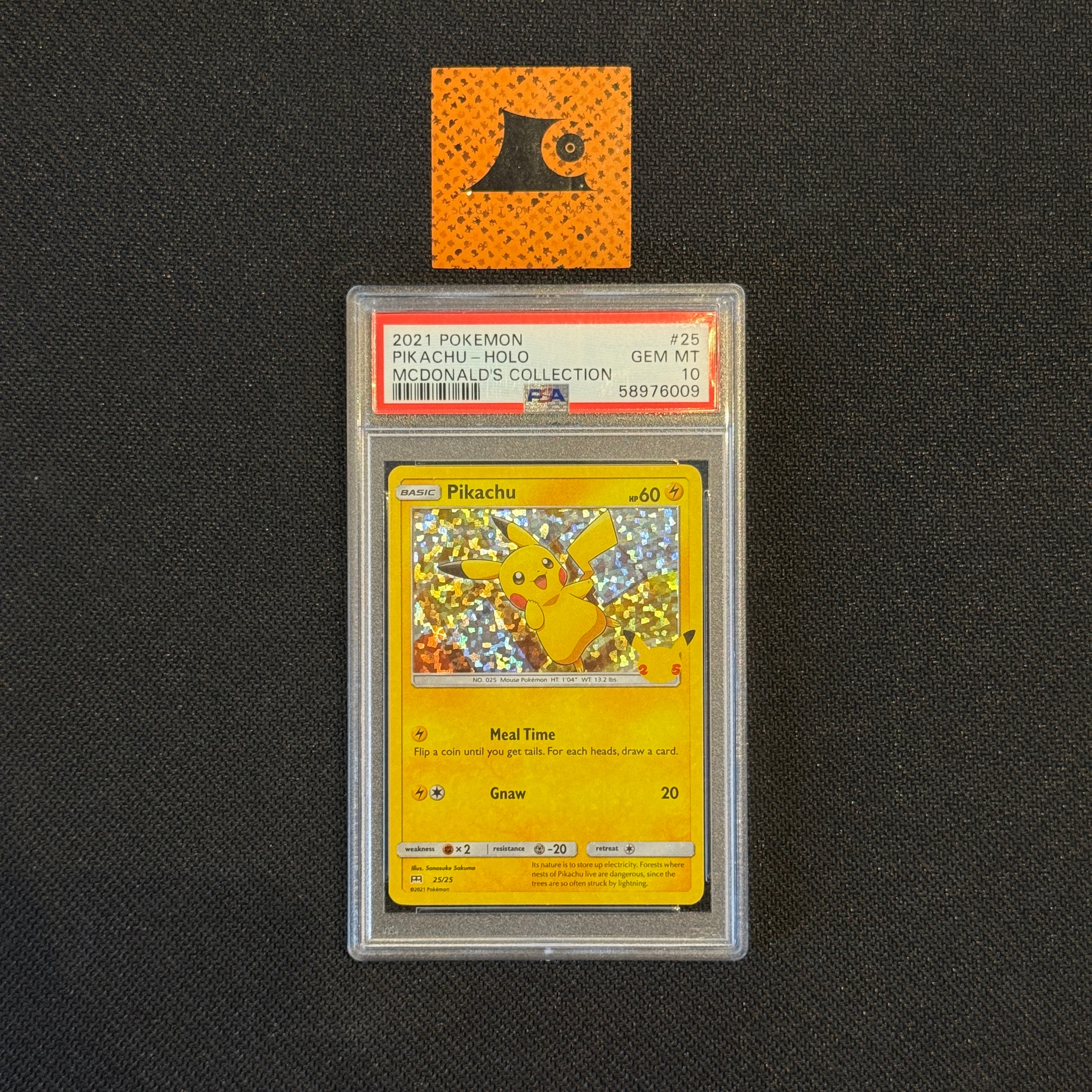 [PSA 10] - Pikachu - 25/25 - McDonald Collection - Pokémon TCG