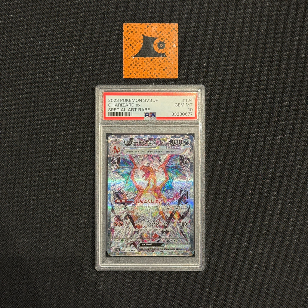 [PSA 10] - Charizard EX - 134/108 - Ruler of Black Flame - Pokémon TCG