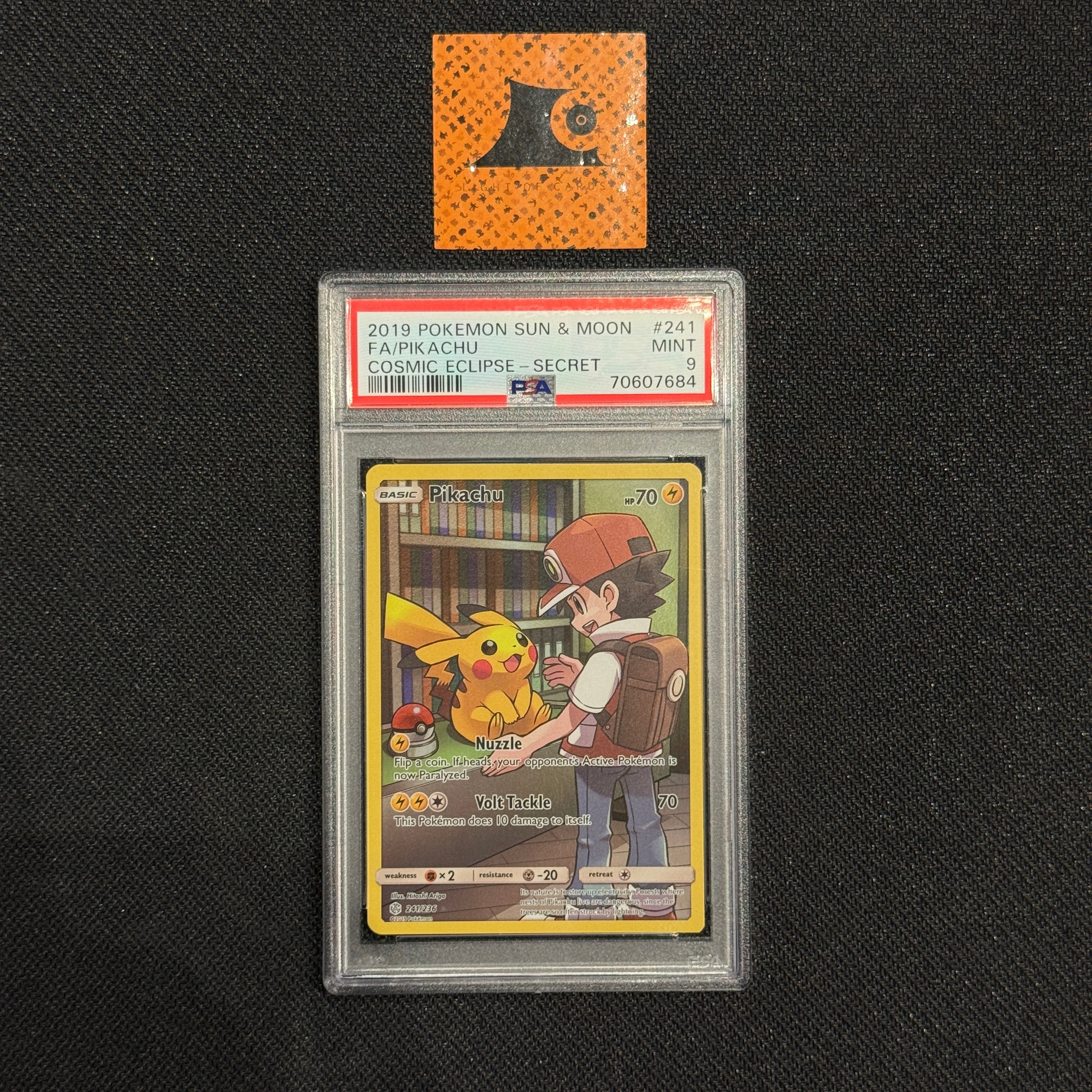 PSA 9] - Pikachu - 241/236 - Cosmic Eclipse - Pokémon TCG – Light