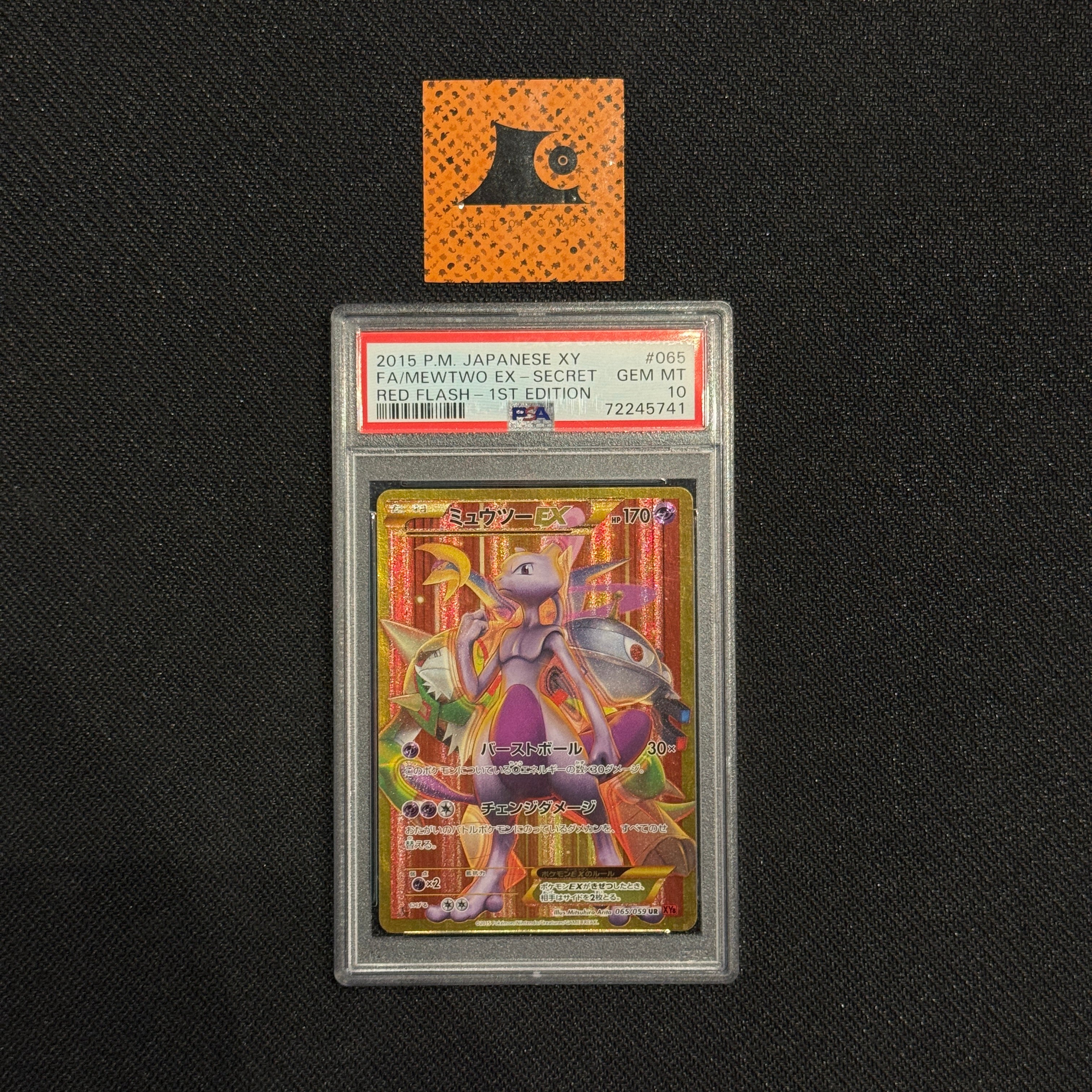 [PSA 10] - Mewtwo EX - 065/059 - XY8 Red Flash - Pokémon TCG
