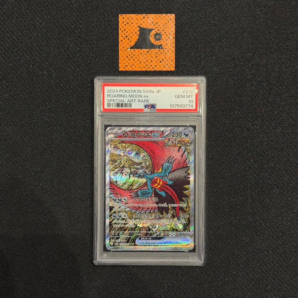 [PSA 10] - Roaring Moon EX - 218/187 - Terastal Festival - Pokémon TCG