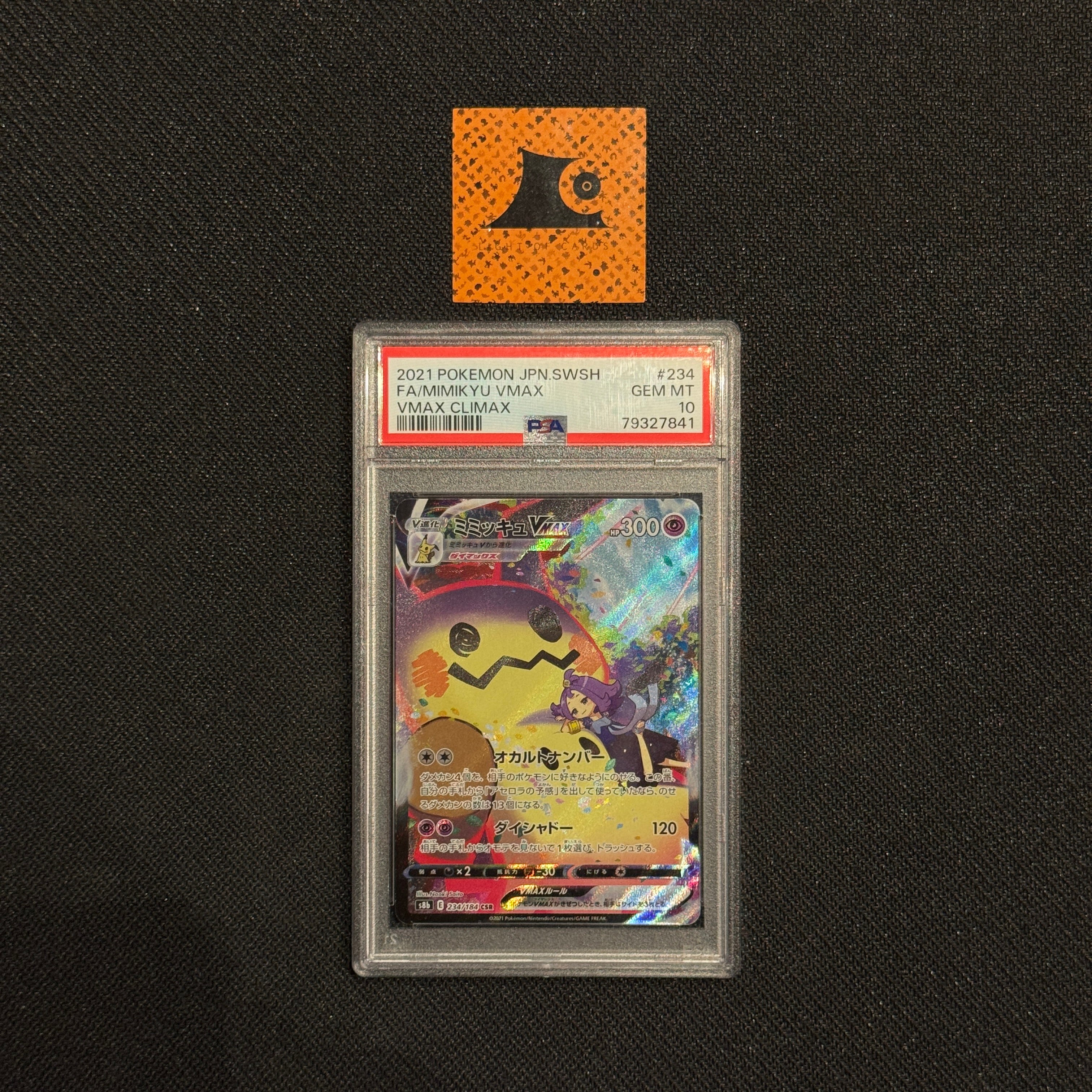 [PSA 10] - Mimikyu VMax - 234/184 - Vmax Climax - Pokémon TCG