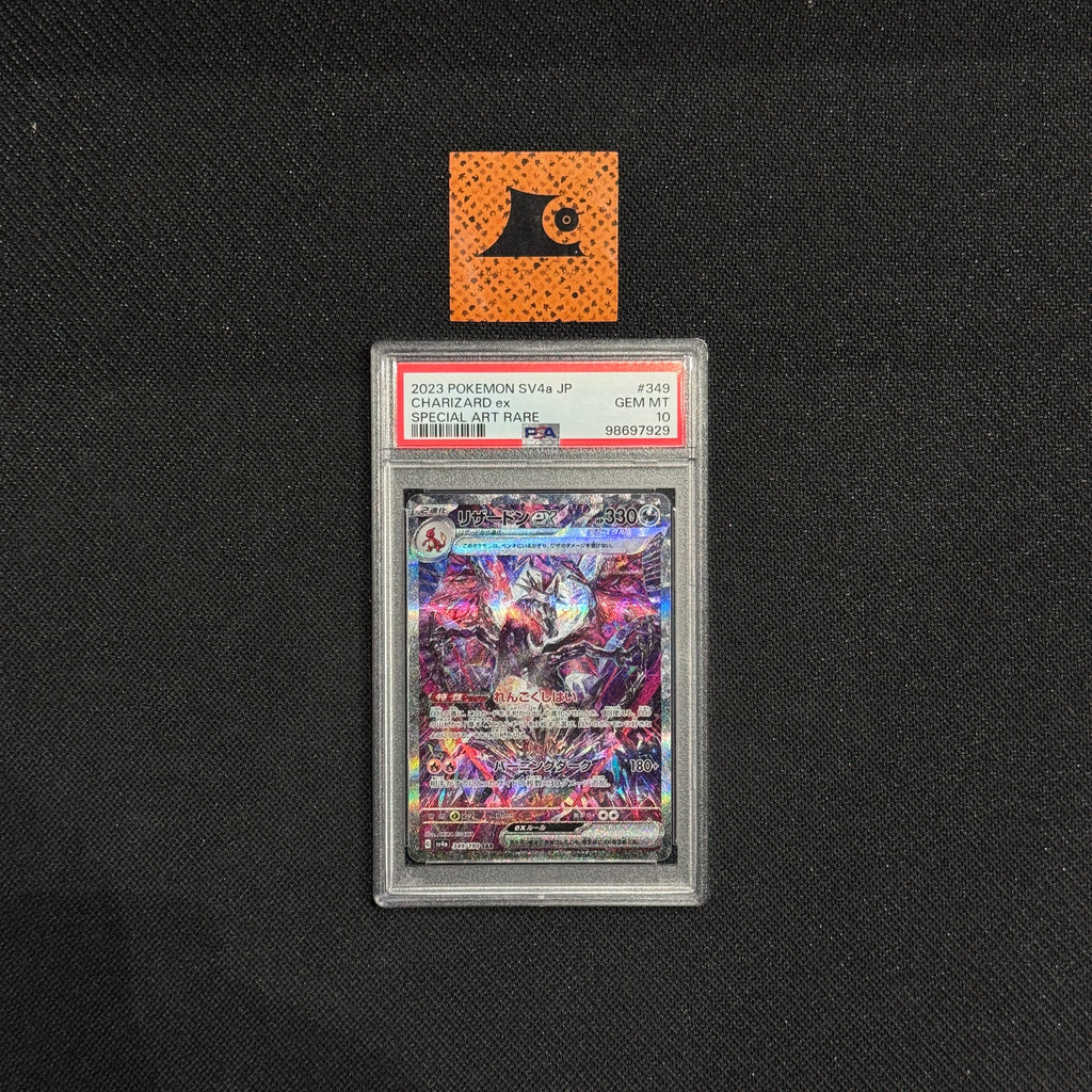 [PSA 10] Charizard ex - SAR - 349/190 - SV4a - Shiny Treasure Ex