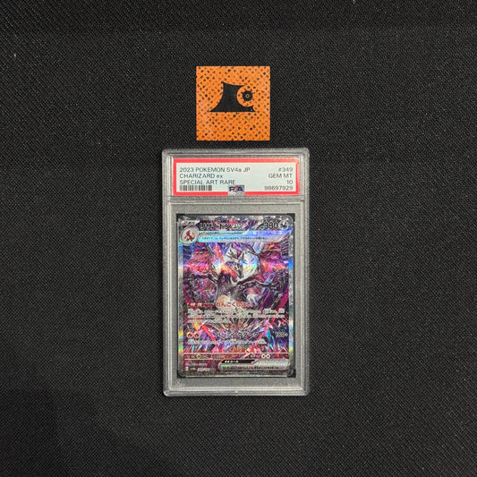 [PSA 10] Charizard ex - SAR - 349/190 - SV4a - Shiny Treasure Ex