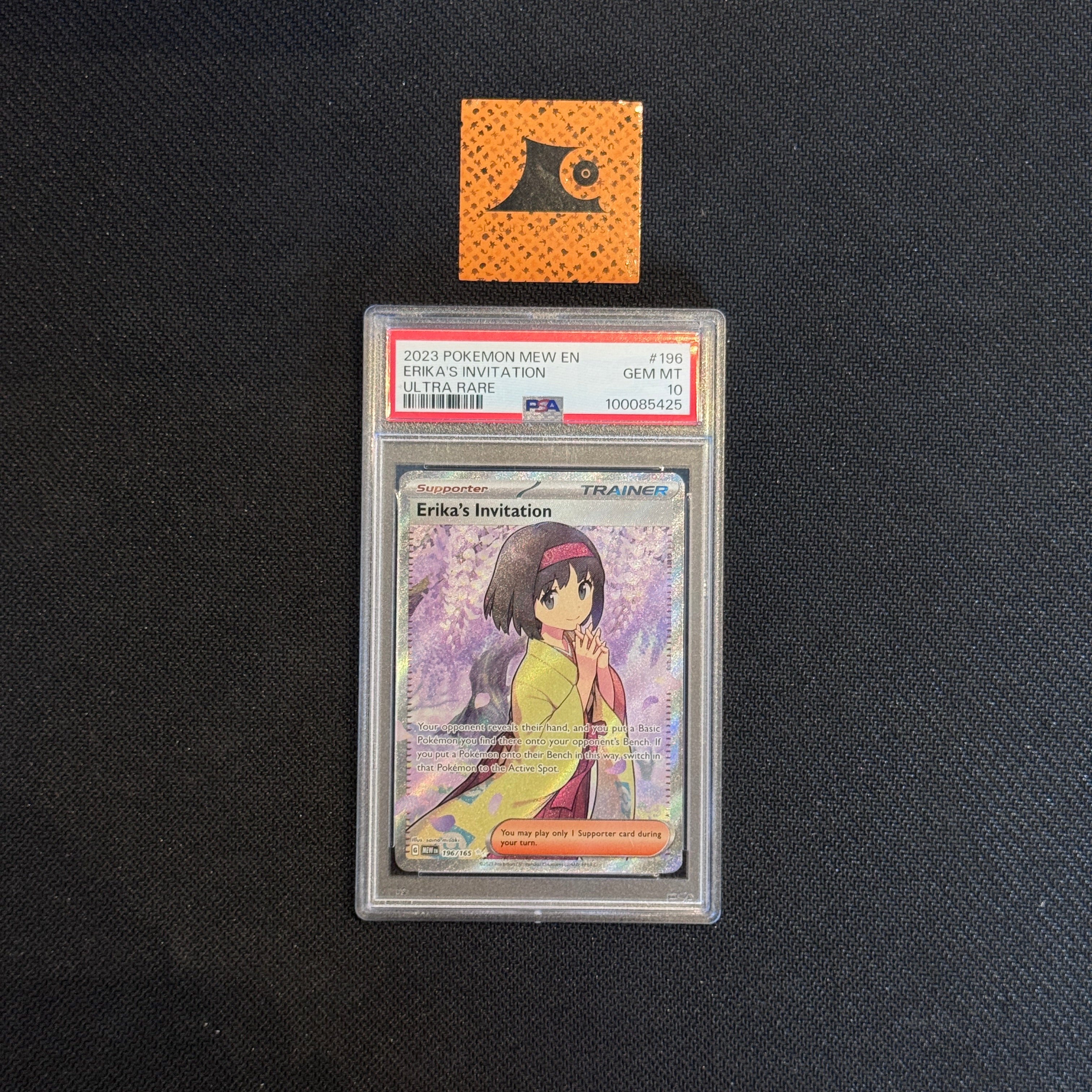 [PSA 10] Erika's Invitation - Ultra Rare - 196/165 - SV151