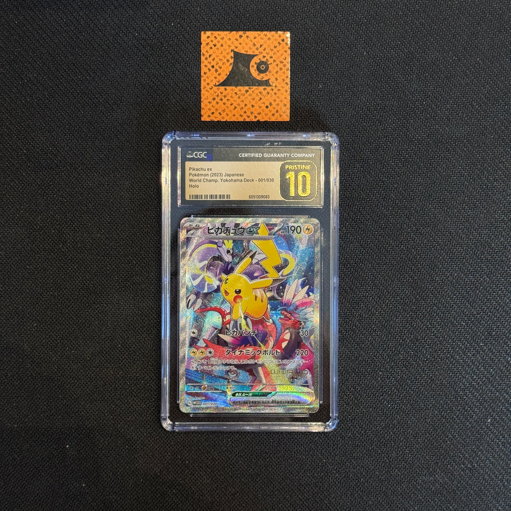 [CGC Pristine 10] Pikachu ex - Promo - 001/030 - World Champ