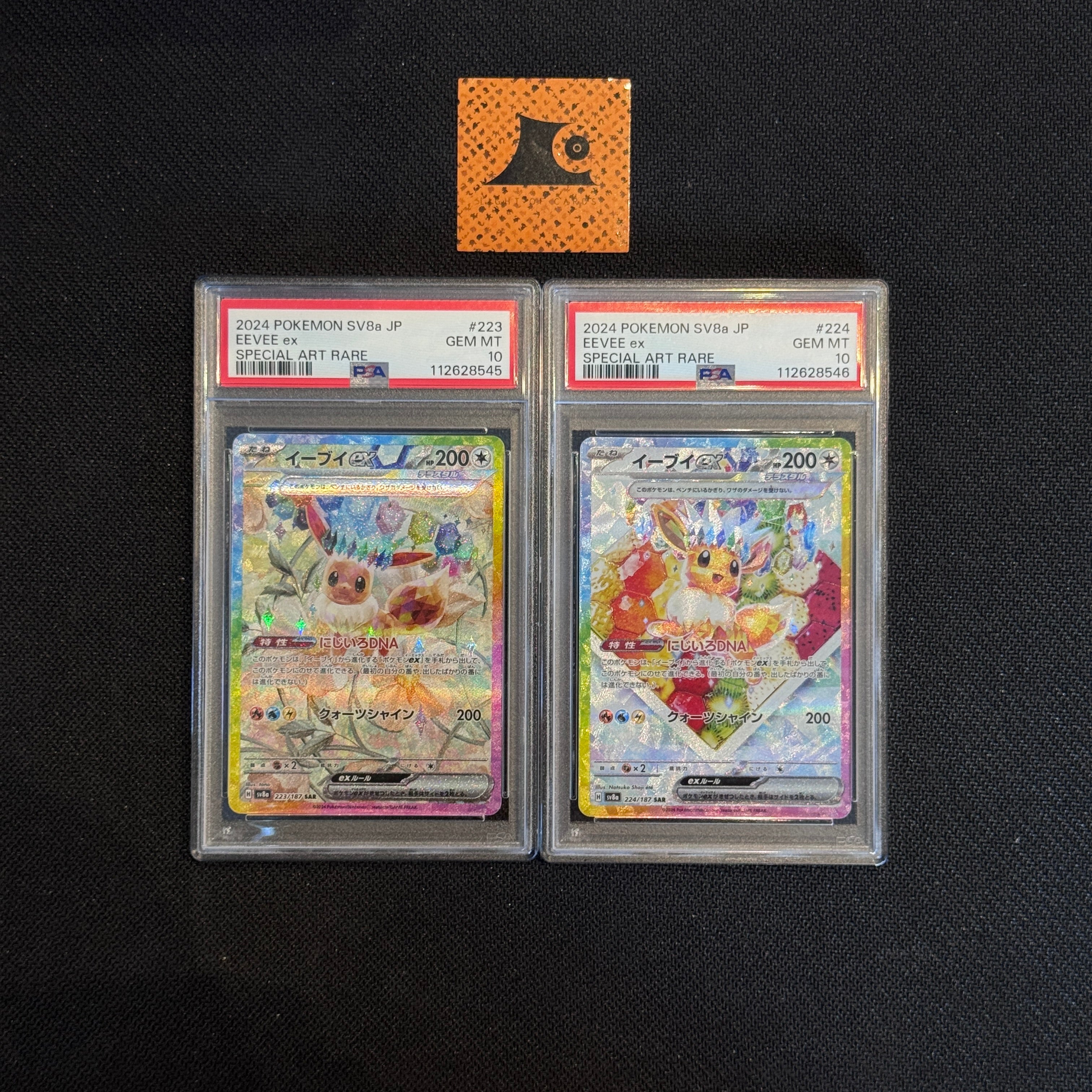 [PSA 10 - Sequential] Pokemon TCG - Eevee ex - 224/187 & 223/187