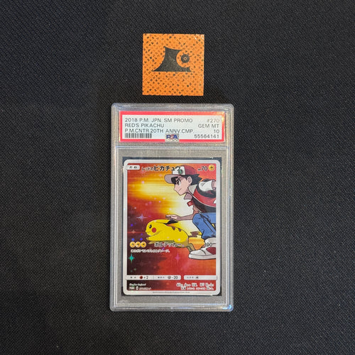 [PSA 10] - Red's Pikachu - 270/SM-P 20th Anniversary