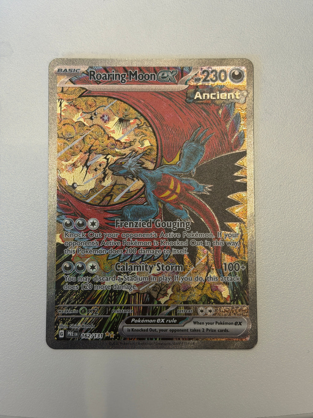 Pokémon TCG - Roaring Moon ex - 162/131 - Prismatic Evolutions