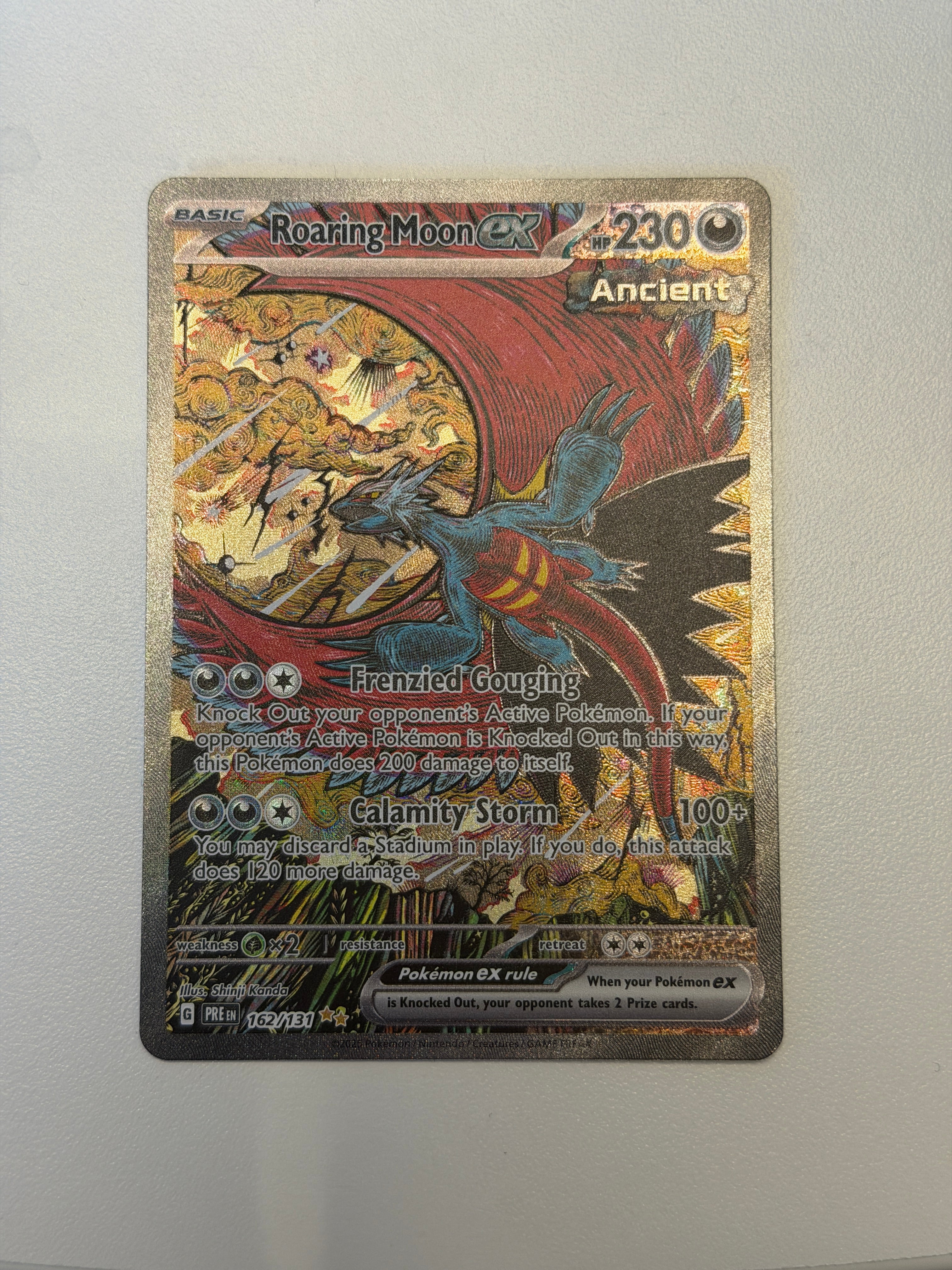 Pokémon TCG - Roaring Moon ex - 162/131 - Prismatic Evolutions