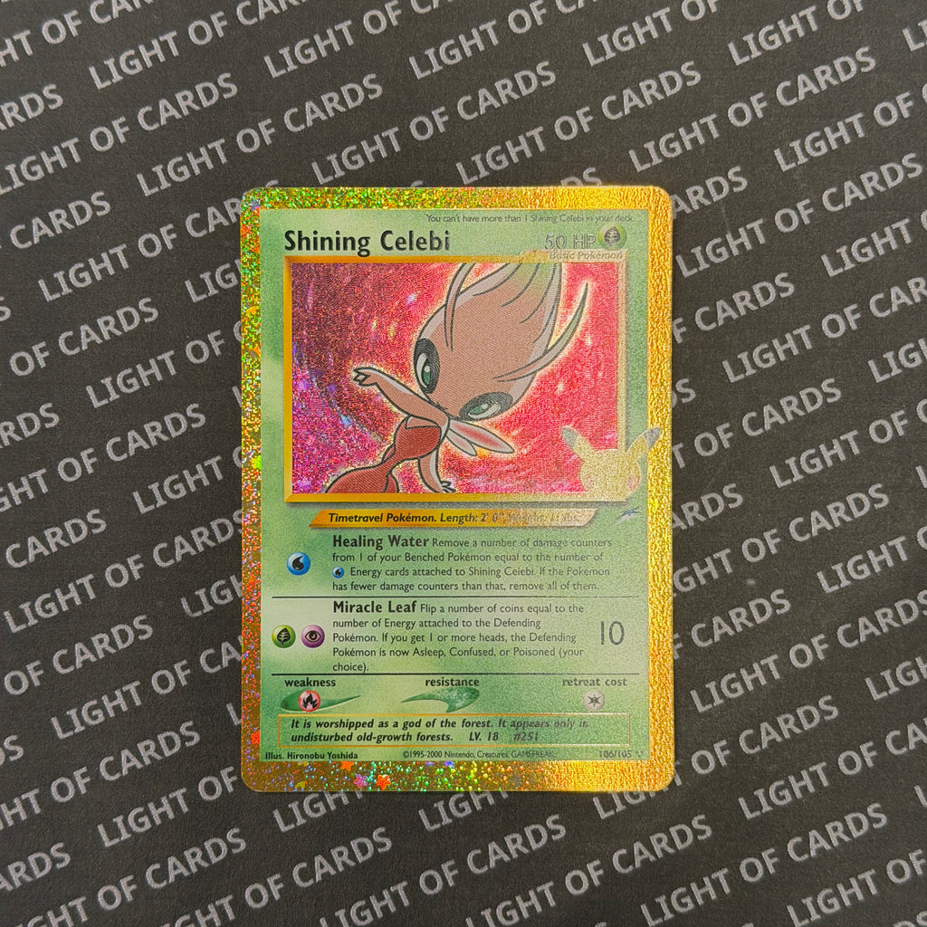 Pokémon TCG - Shining Celebi - 106/105 - 30th Celebration