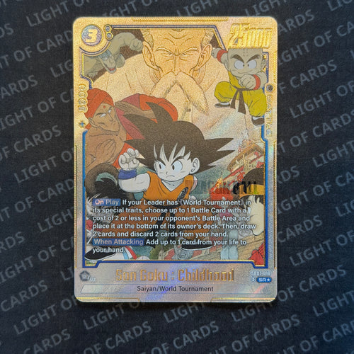 Dragon Ball - Son Goku: Childhood [Alt Art] - SB01-018 - Fusion World Manga Booster 01