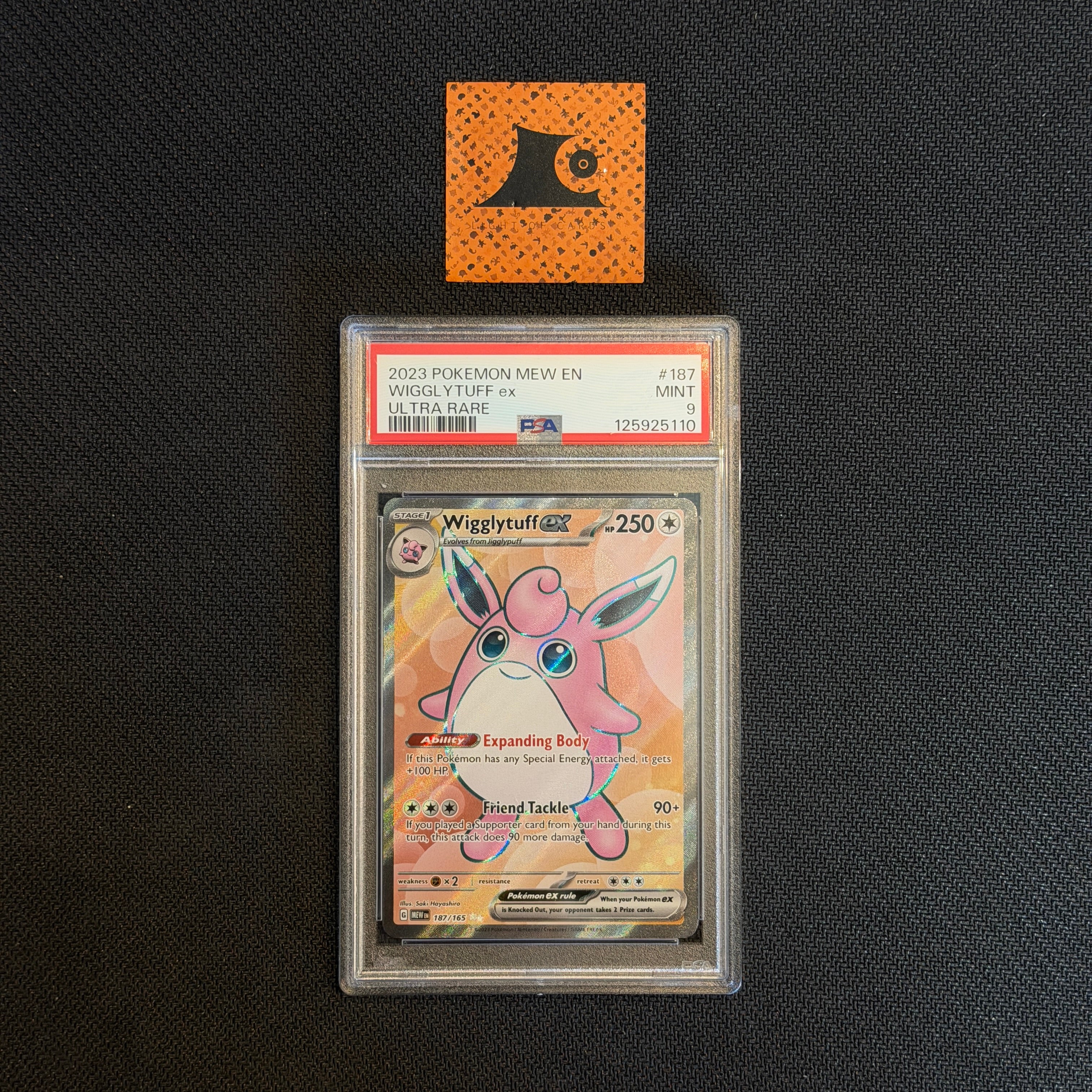 [PSA 9] Wigglytuff ex - 187/165 - Full Art - 151