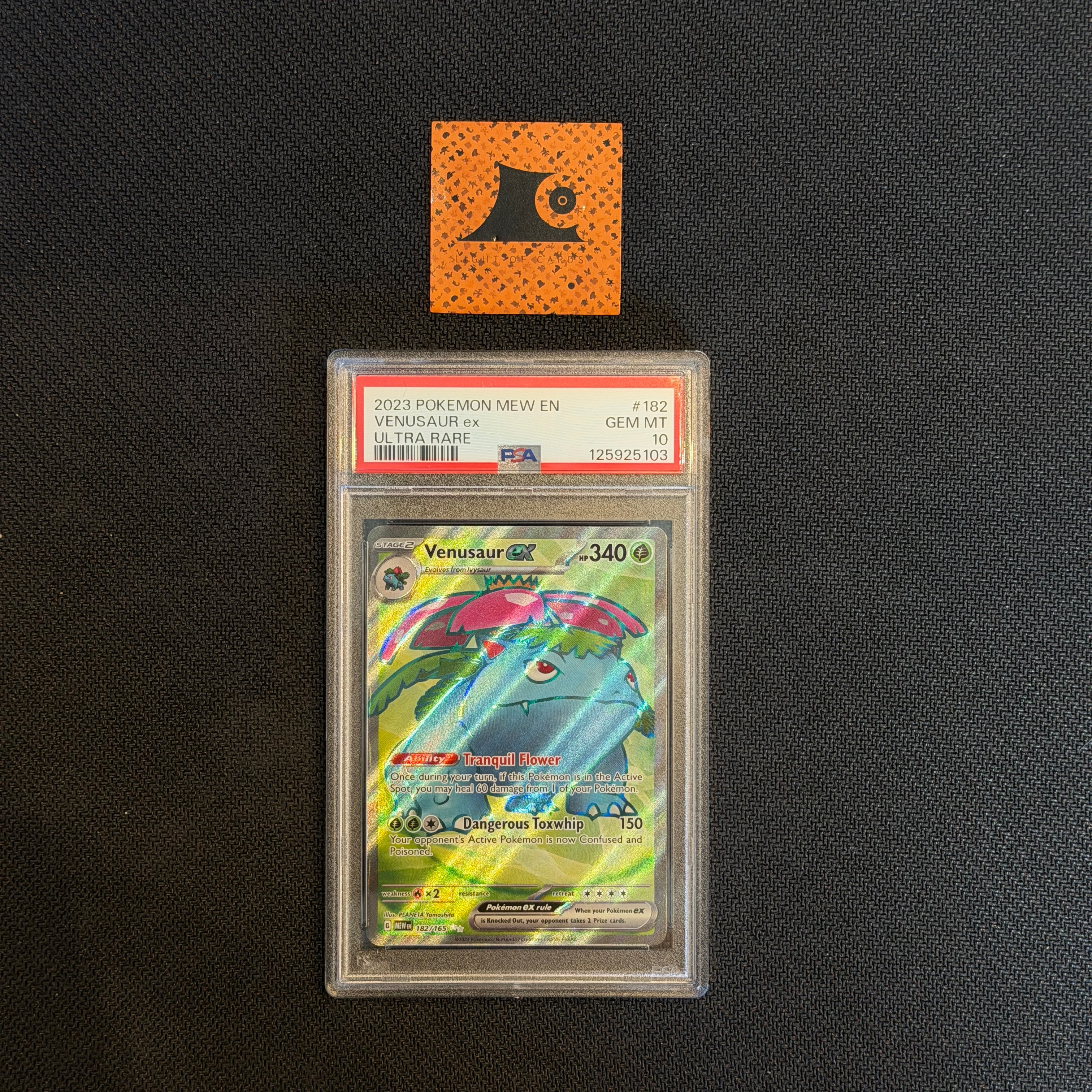 [PSA 10] Pokemon TCG - Venusaur ex - 182/165 - 151