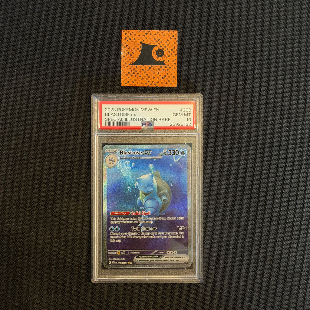 [PSA 10] Pokemon TCG - Blastoise Ex - 200/165 - 151