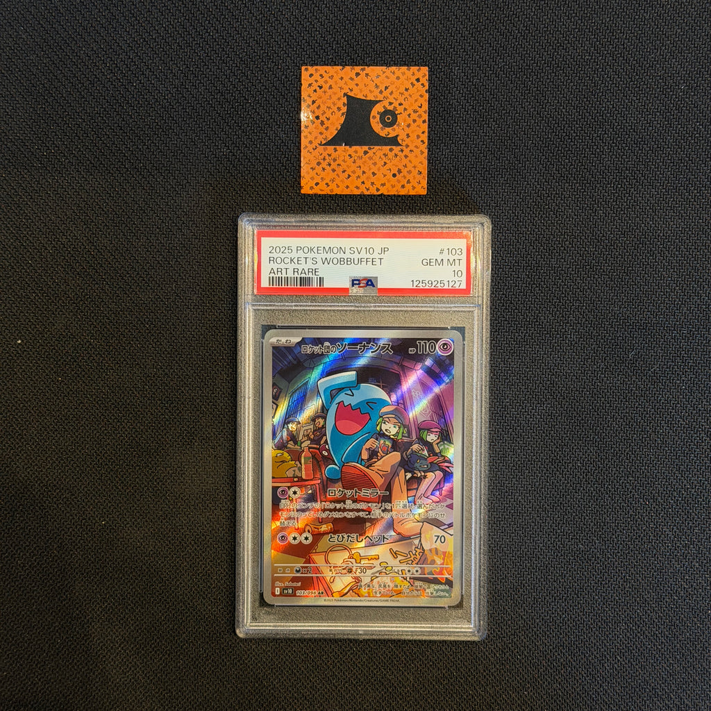 [PSA 10] Pokemon TCG - Rocket's Wobuffet - 103/098 - SV10 - JP