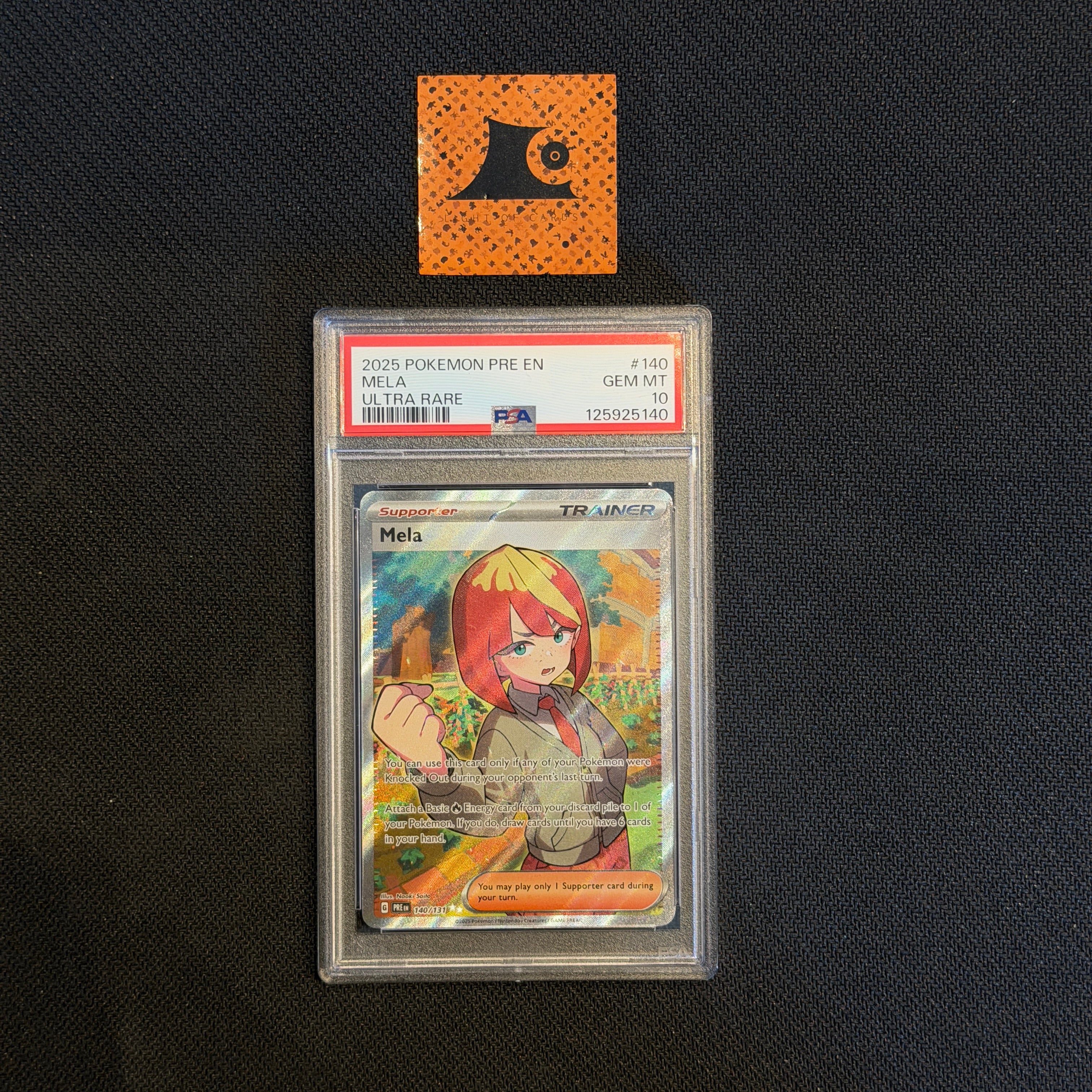 [PSA 10] Pokemon TCG - Mela - 140/131 - Prismatic Evolutions