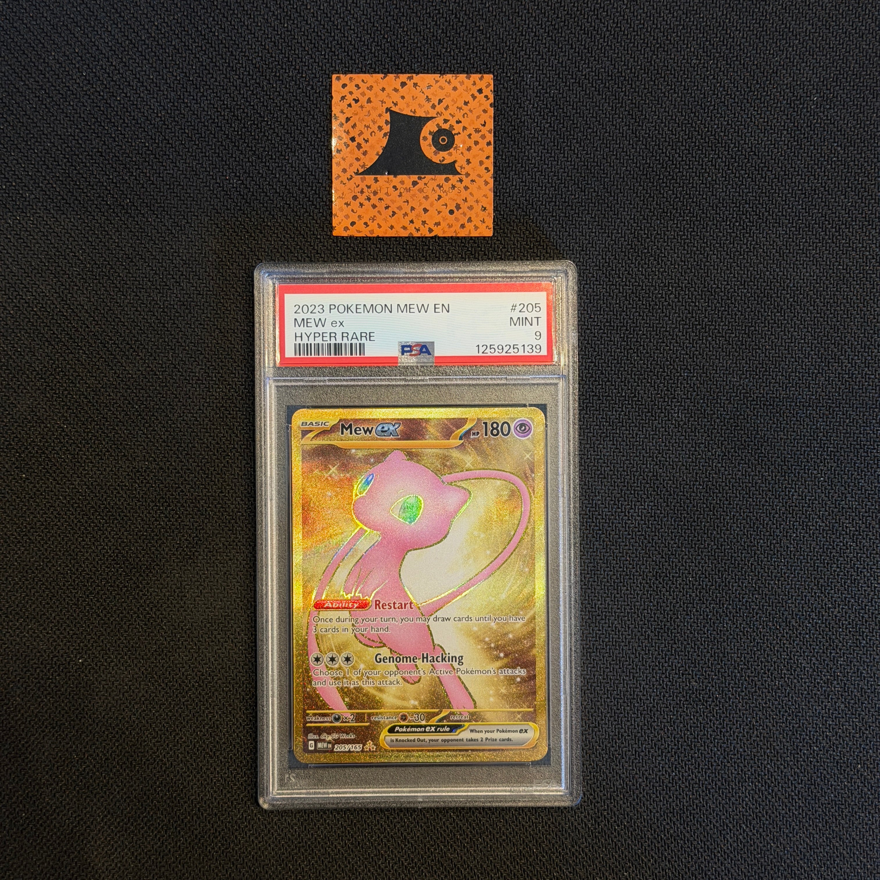 [PSA 9] Pokemon TCG - Mew ex - Hyper Rare - 205/165 - 151