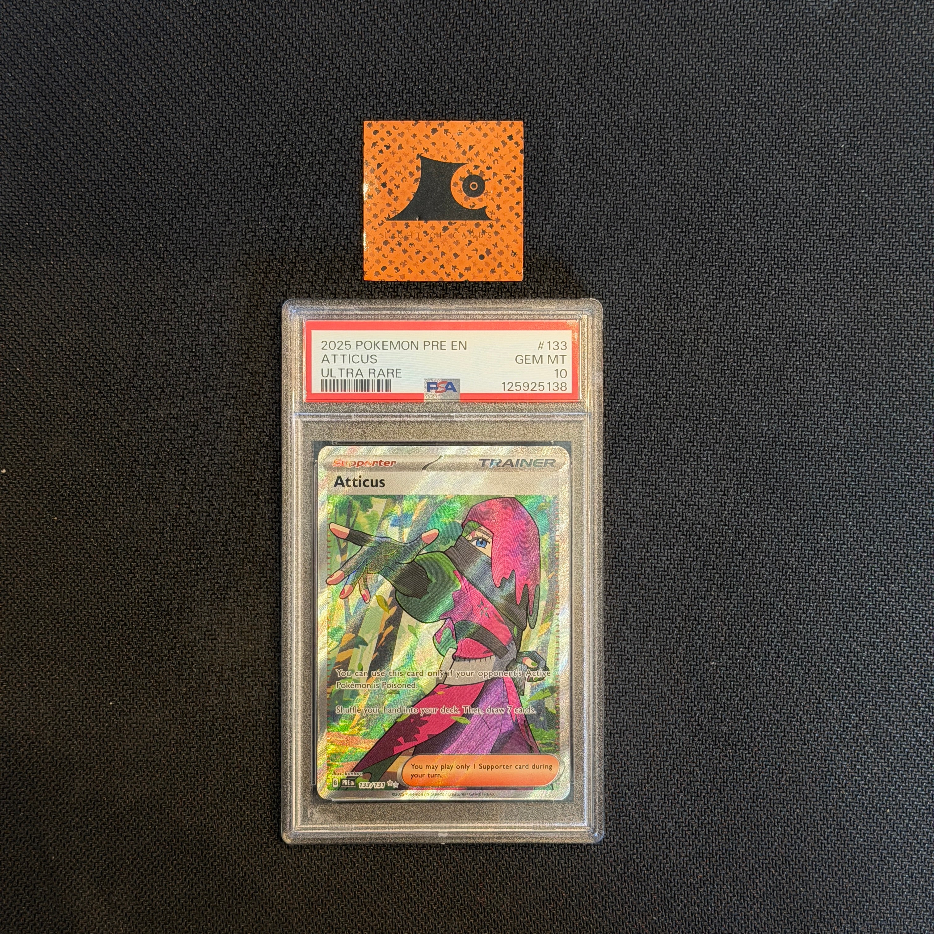 [PSA 10] Pokemon TCG - Atticus - Trainer - 133/131 - Prismatic Evolutions