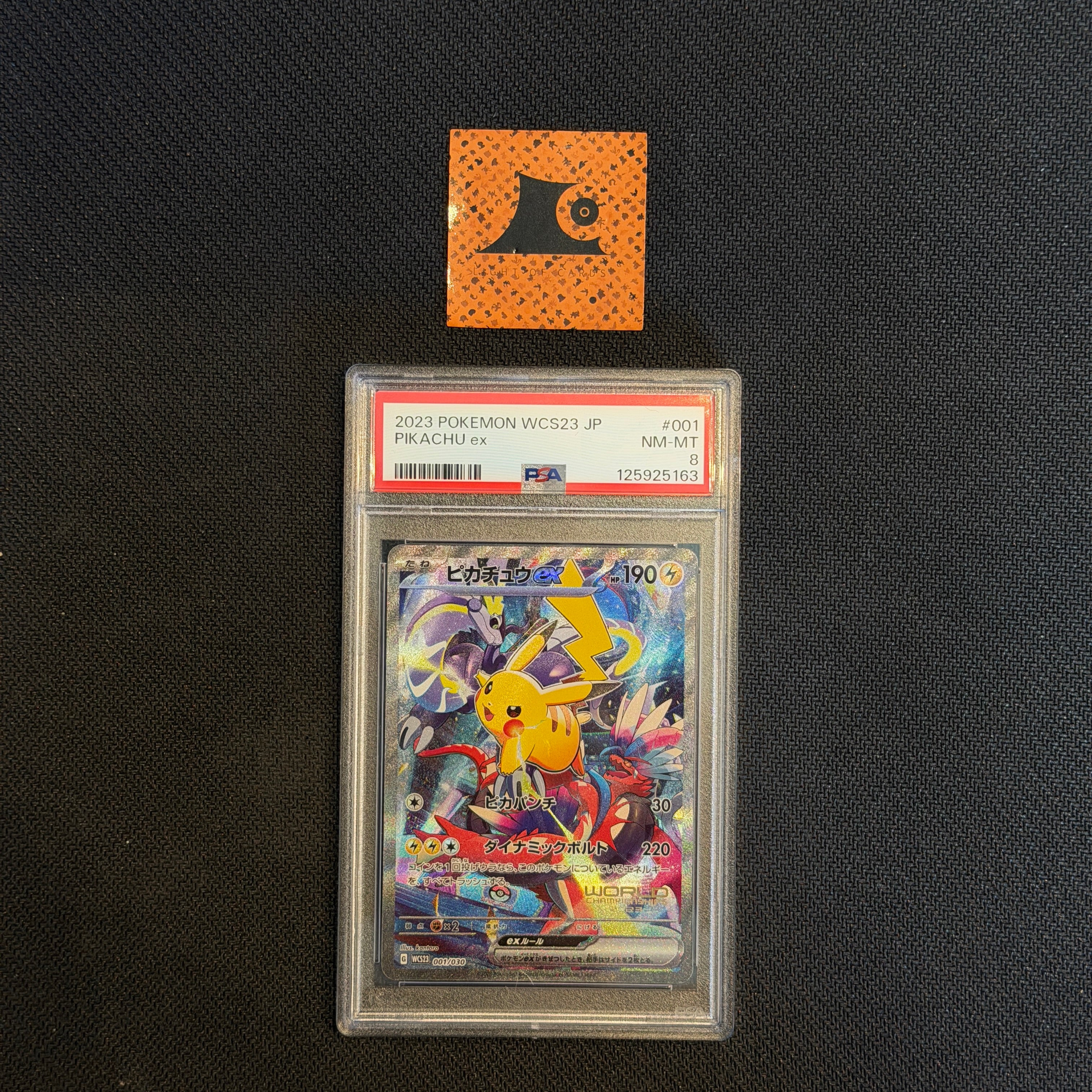 [PSA 8] Pokemon TCG - Pikachu - 001/030 - WSC23 - JP